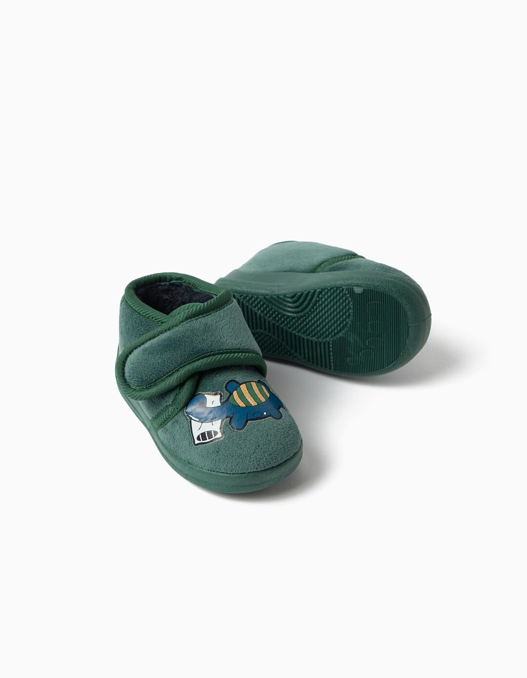 Pantufas, Menino, Verde