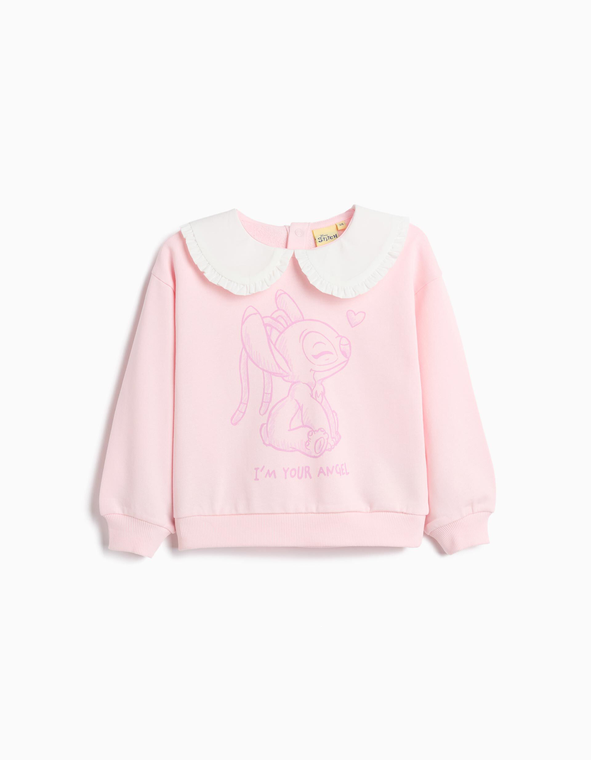 Comprar Online Sweatshirt 'Stitch' &copy;Disney, Menina, Rosa Claro