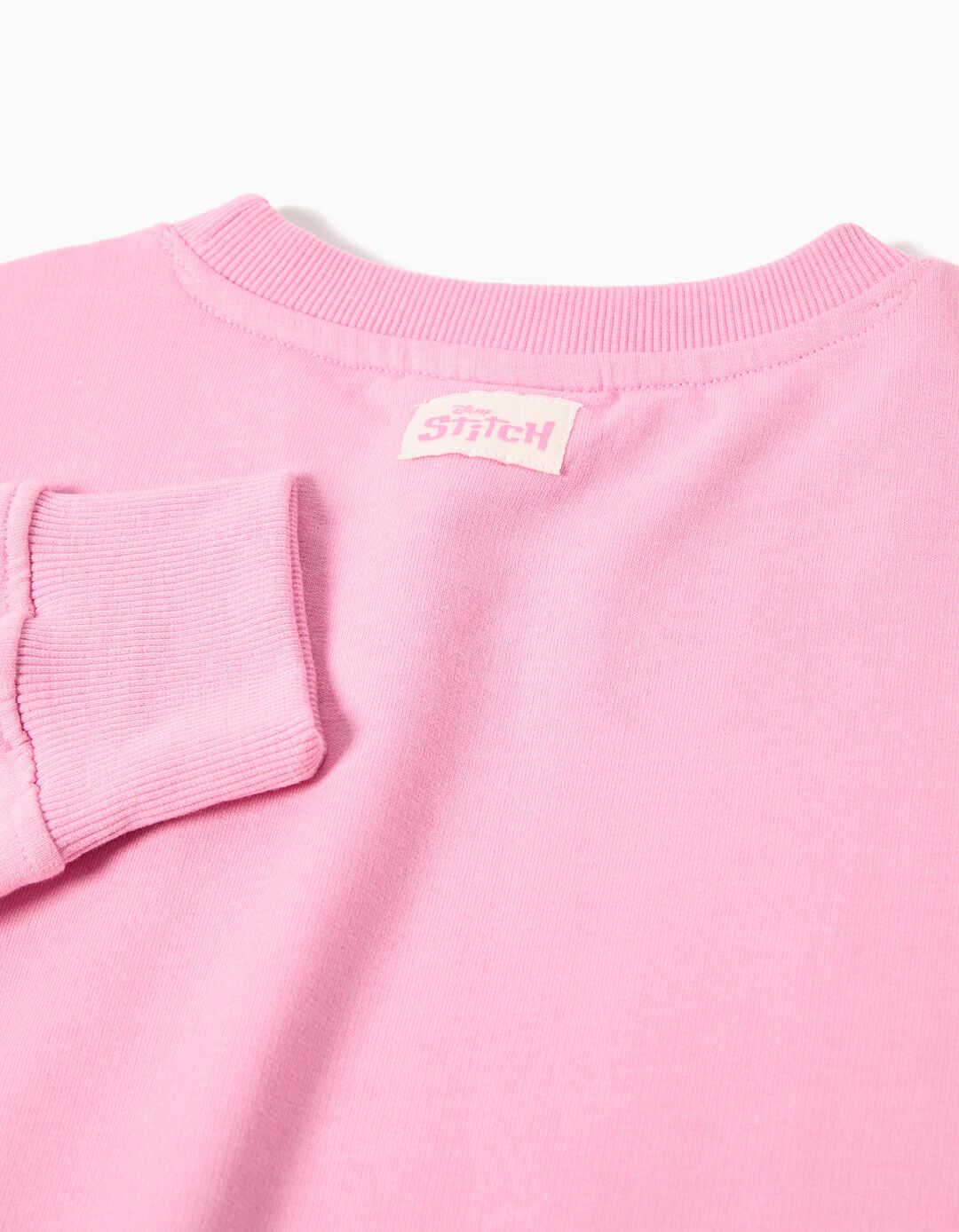 Sweatshirt de Felpa 'Stitch', Menina, Rosa