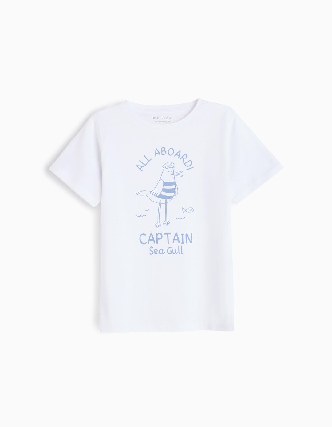 T-shirt Estampado, Menino, Branco