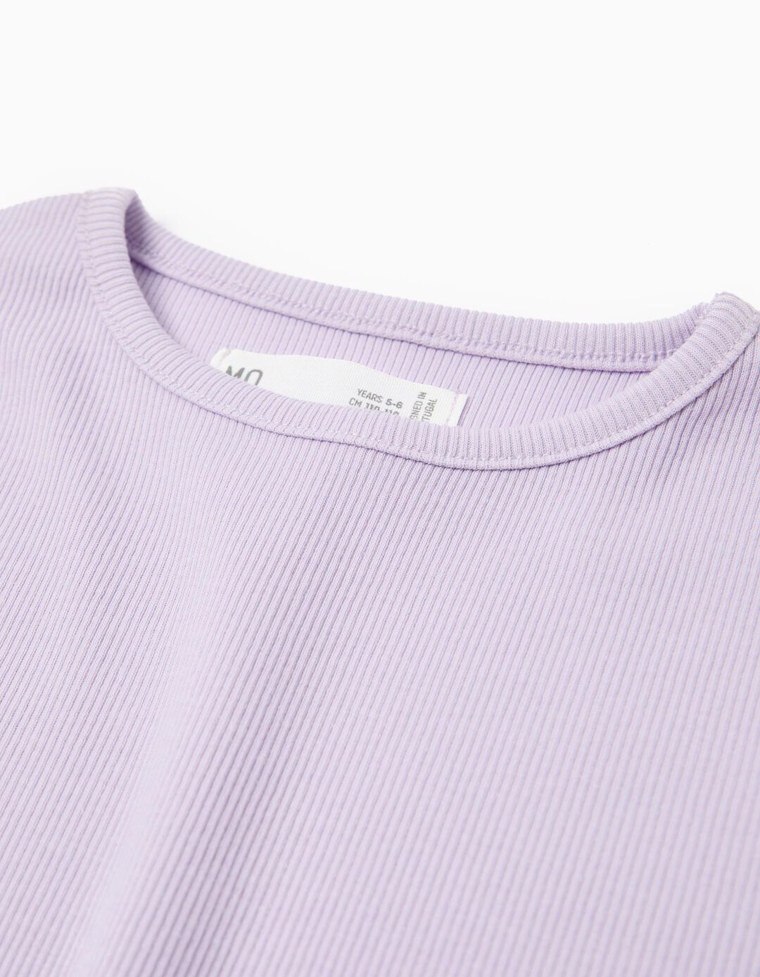 T-shirt de Manga Comprida, Menina, Roxo Claro