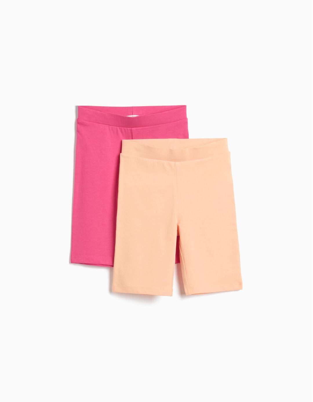 Pack 2 Leggings, Menina, Rosa Escuro 