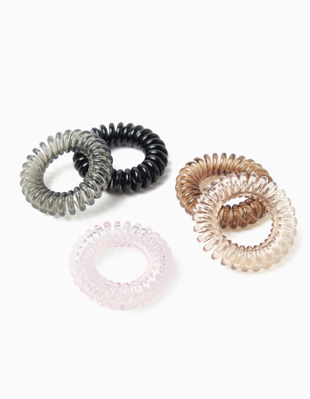 Pack 5 El&aacute;sticos de Cabelo, Menina, Multicor