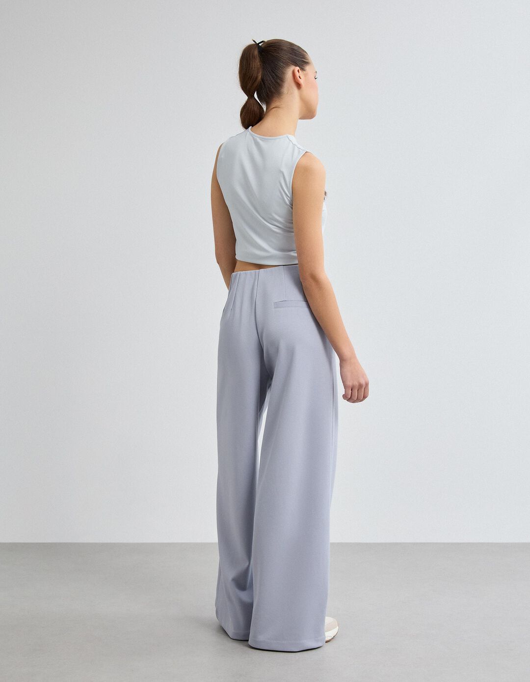 Cal&ccedil;as Piquet, Mulher, Azul