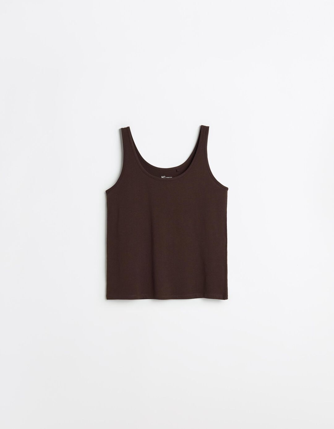 Top, Mulher, Castanho Escuro
