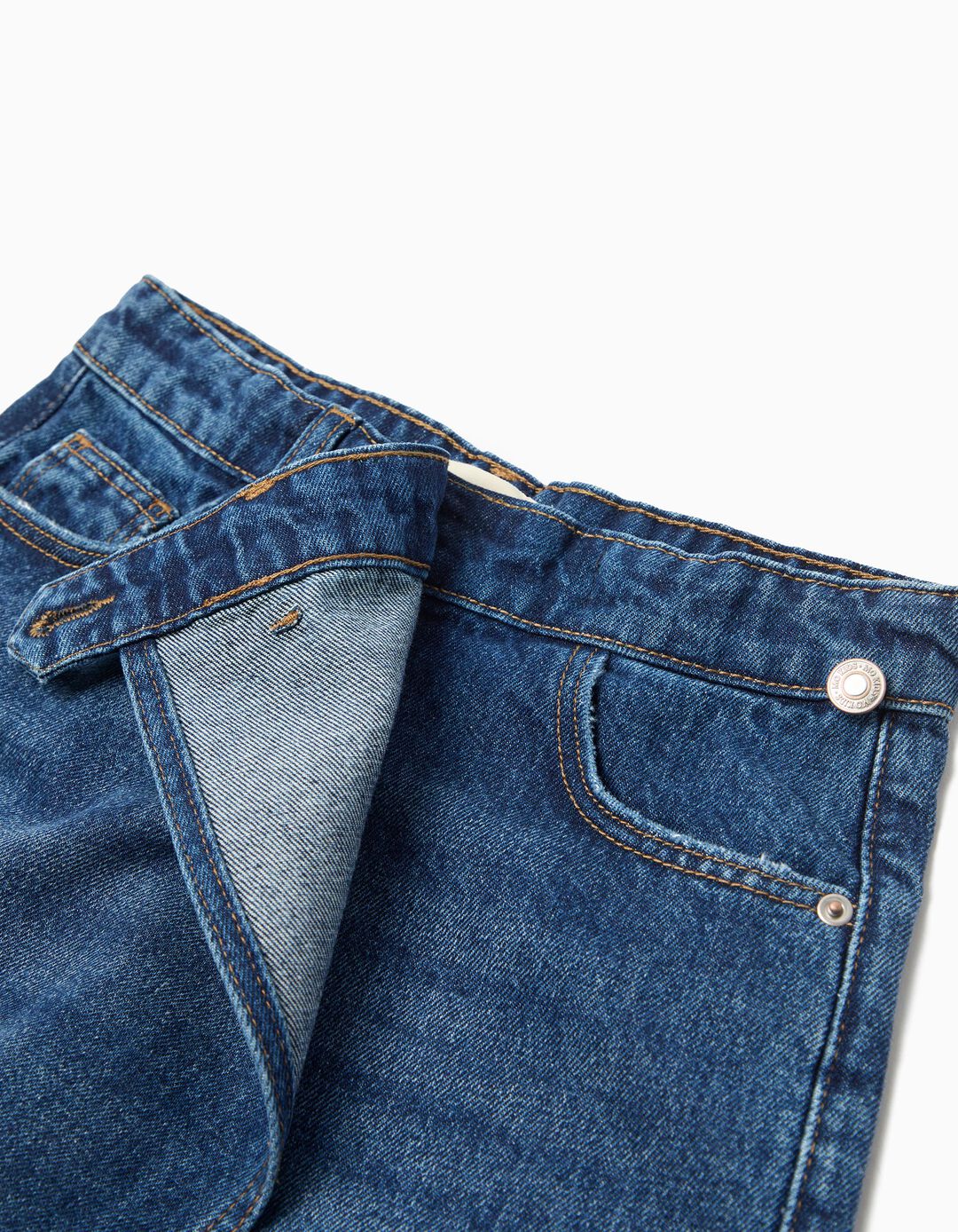 Saia-Cal&ccedil;&atilde;o de Ganga, Menina, Azul