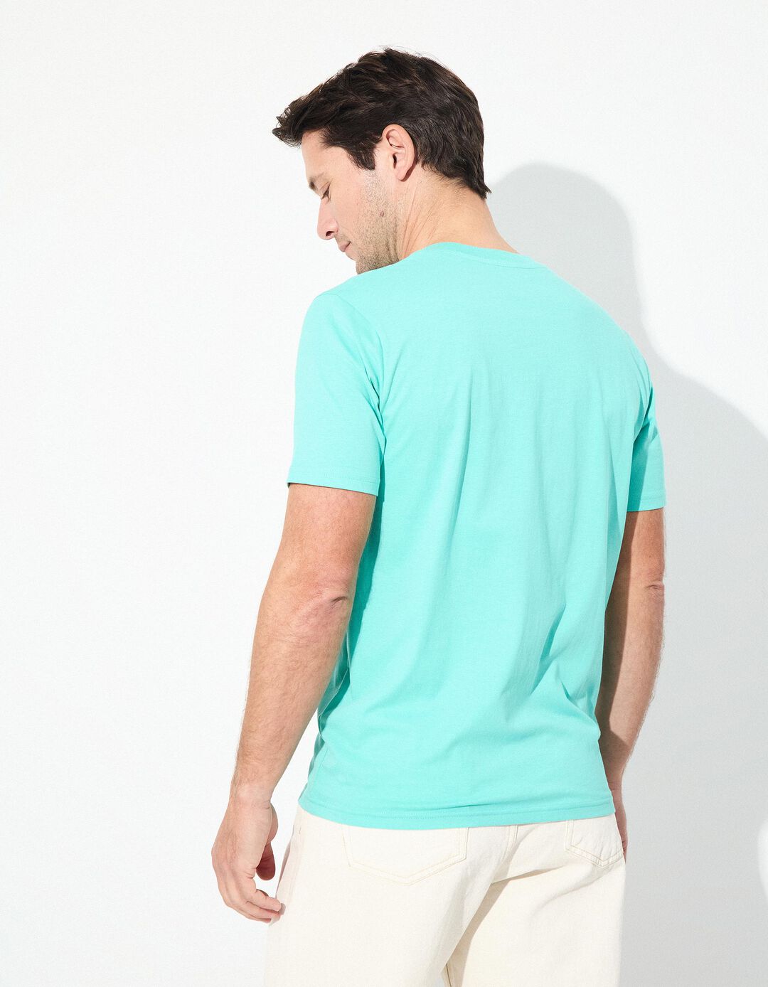 T-shirt Jersey, Homem, Azul Claro 