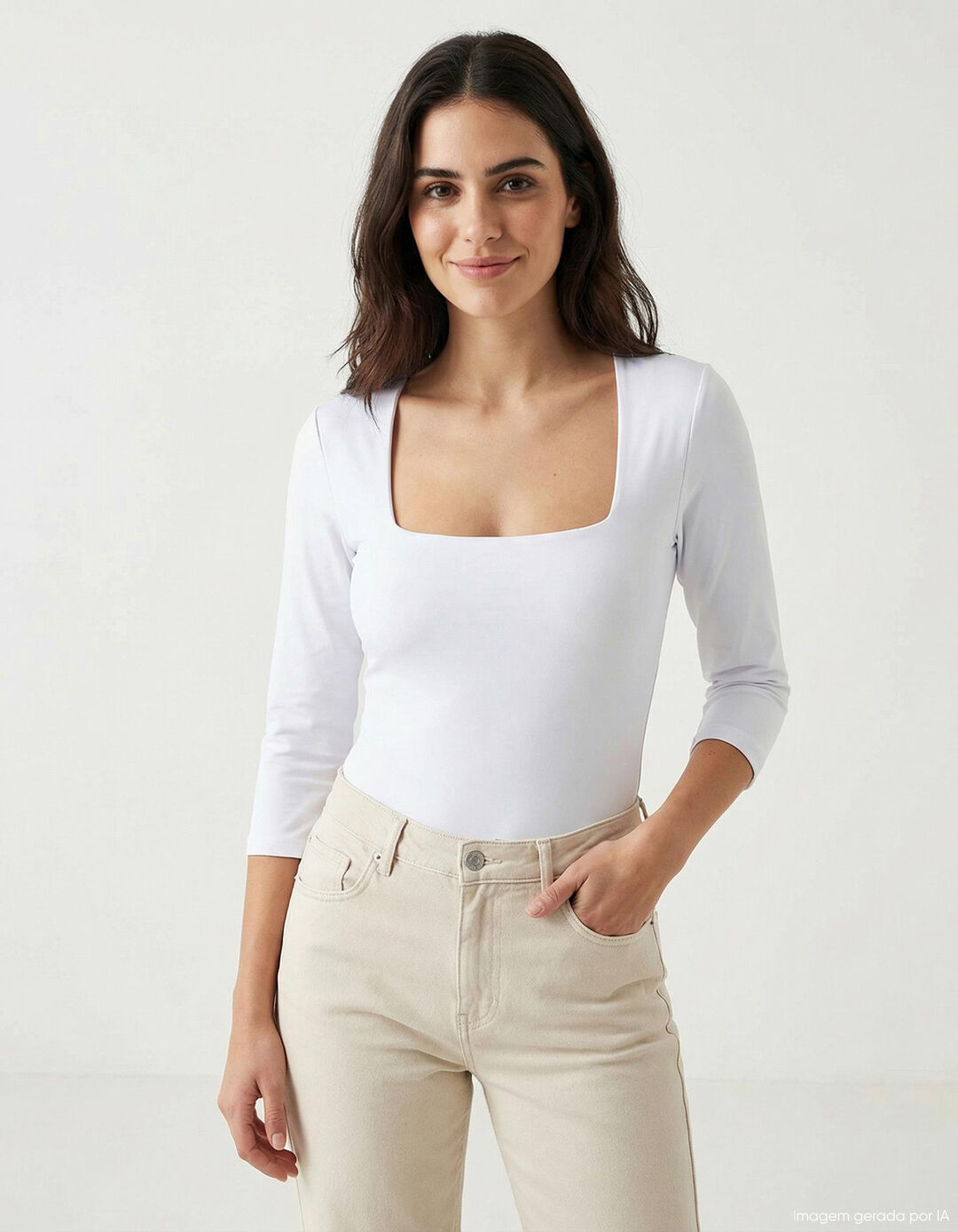 Body, Mulher, Branco