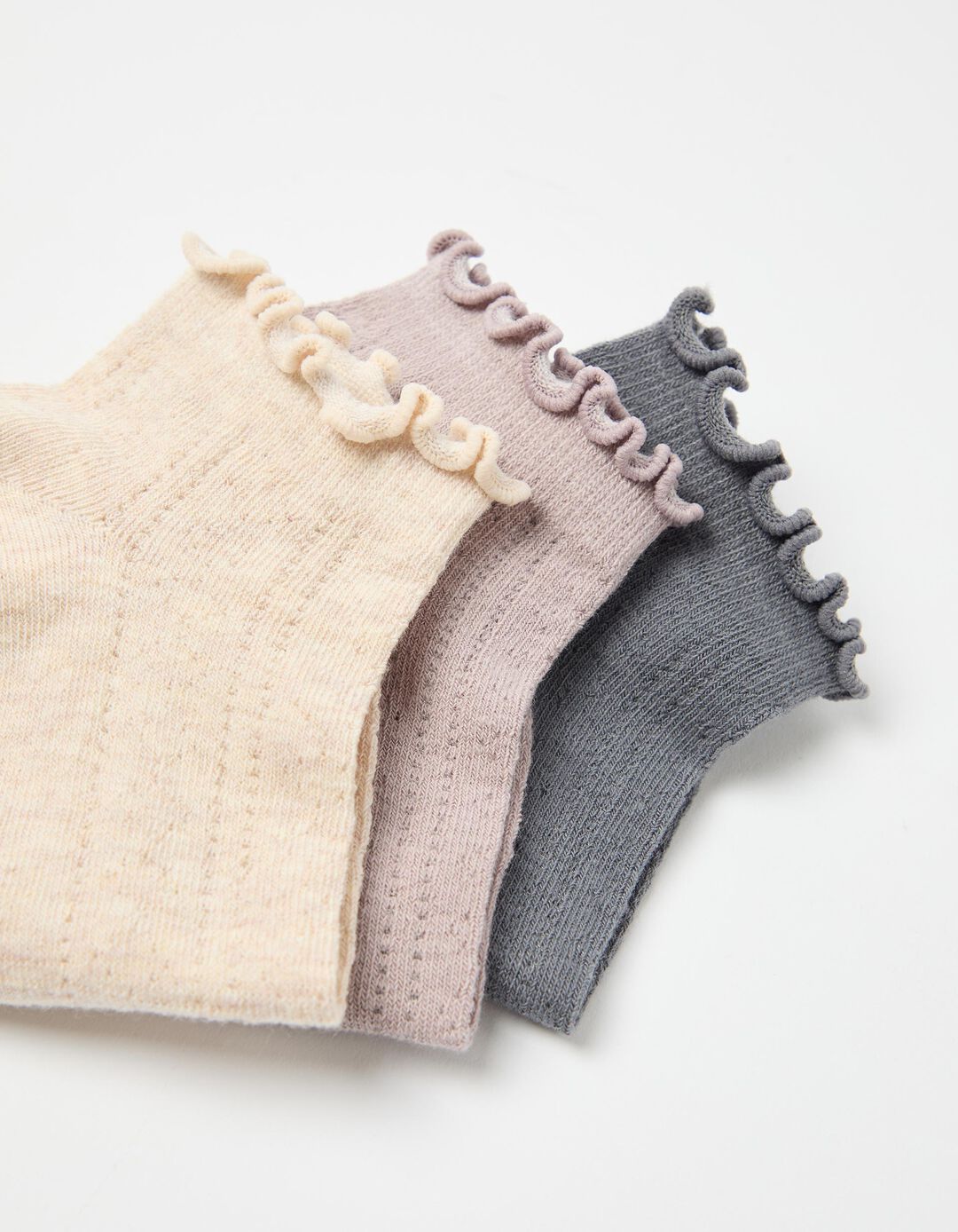 Pack 3 Pares de Meias Tornozelo, Mulher, Multicor