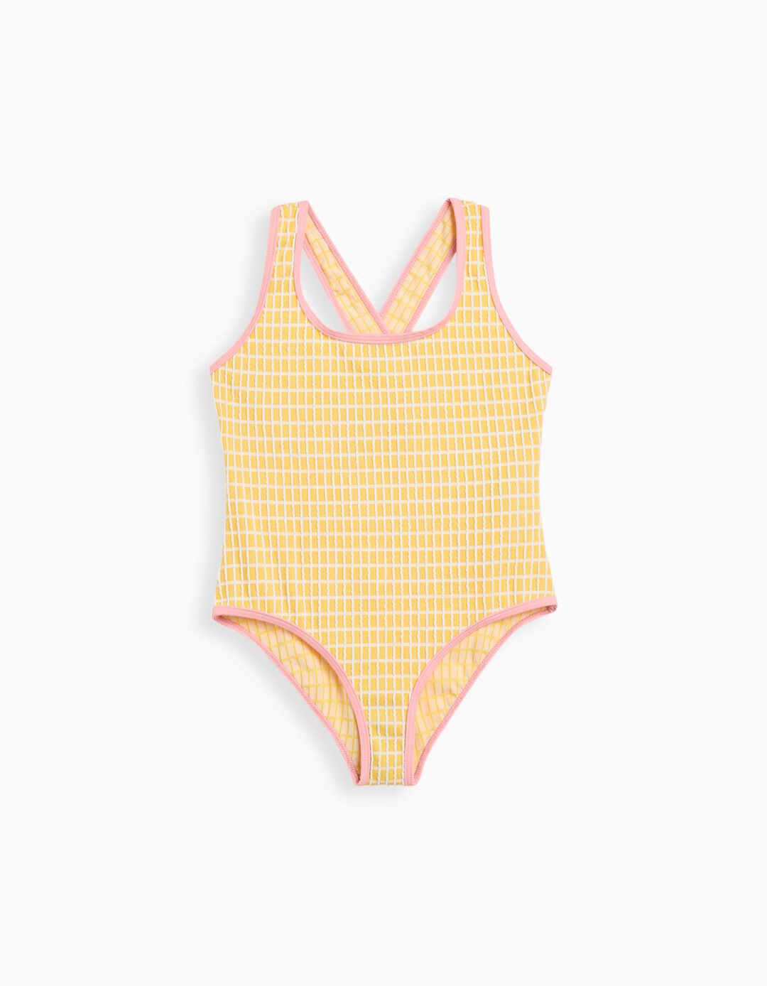 Fato de Banho, Menina, Amarelo Escuro 