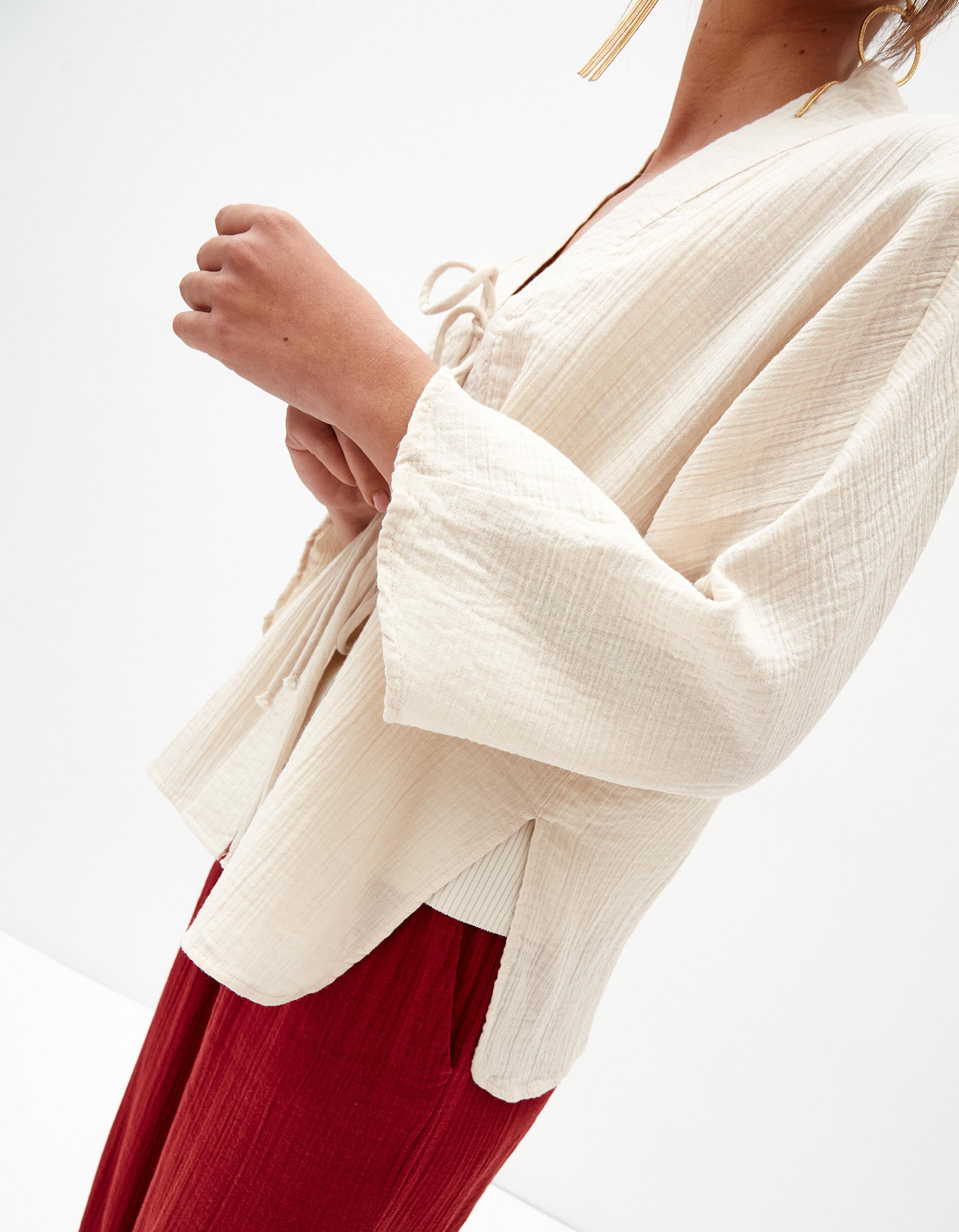 Comprar Online Kimono, Mulher, Bege Claro