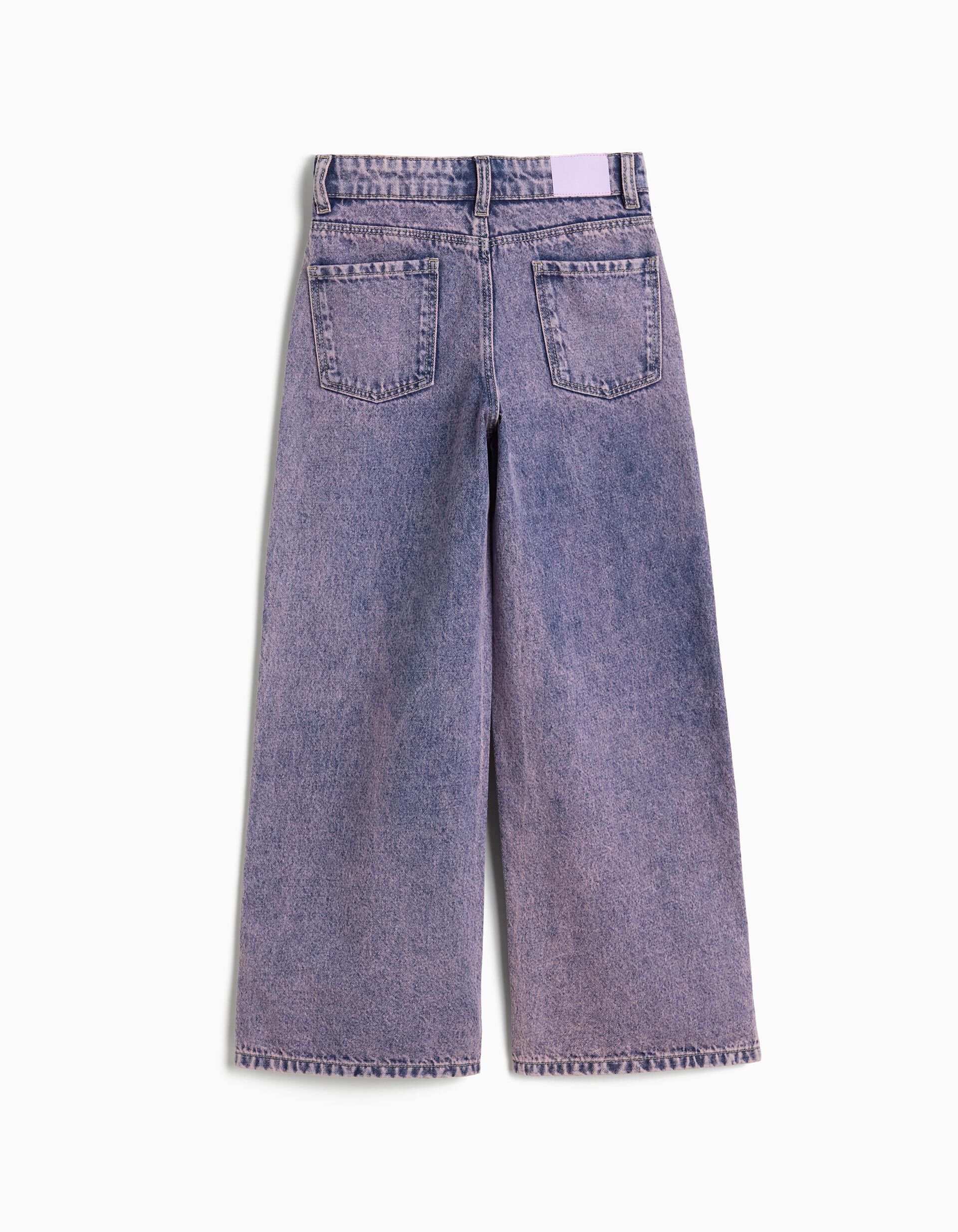 Comprar Online Cal&ccedil;as de Ganga 'Wide Leg', Menina, Rosa Claro