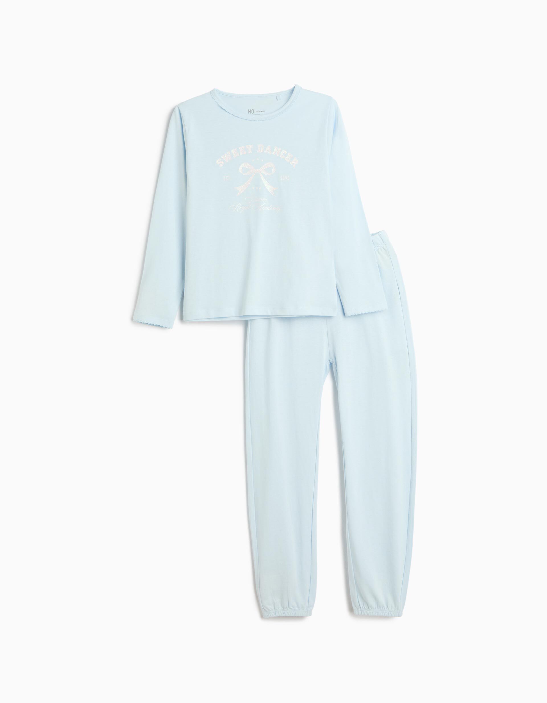 Comprar Online Pijama Jersey, Menina, Azul Claro