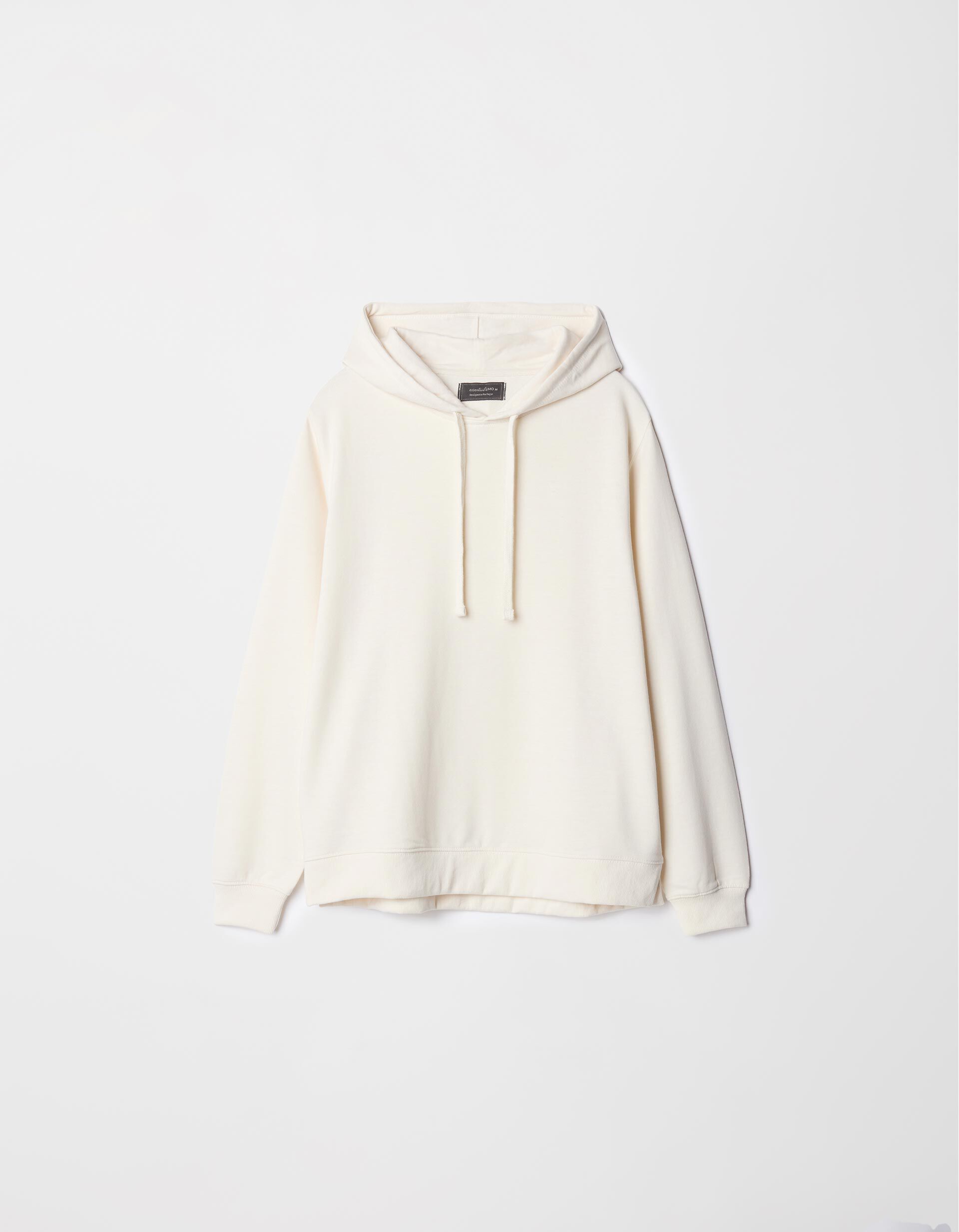 Comprar Online Sweatshirt Capuz, Mulher, Bege Claro