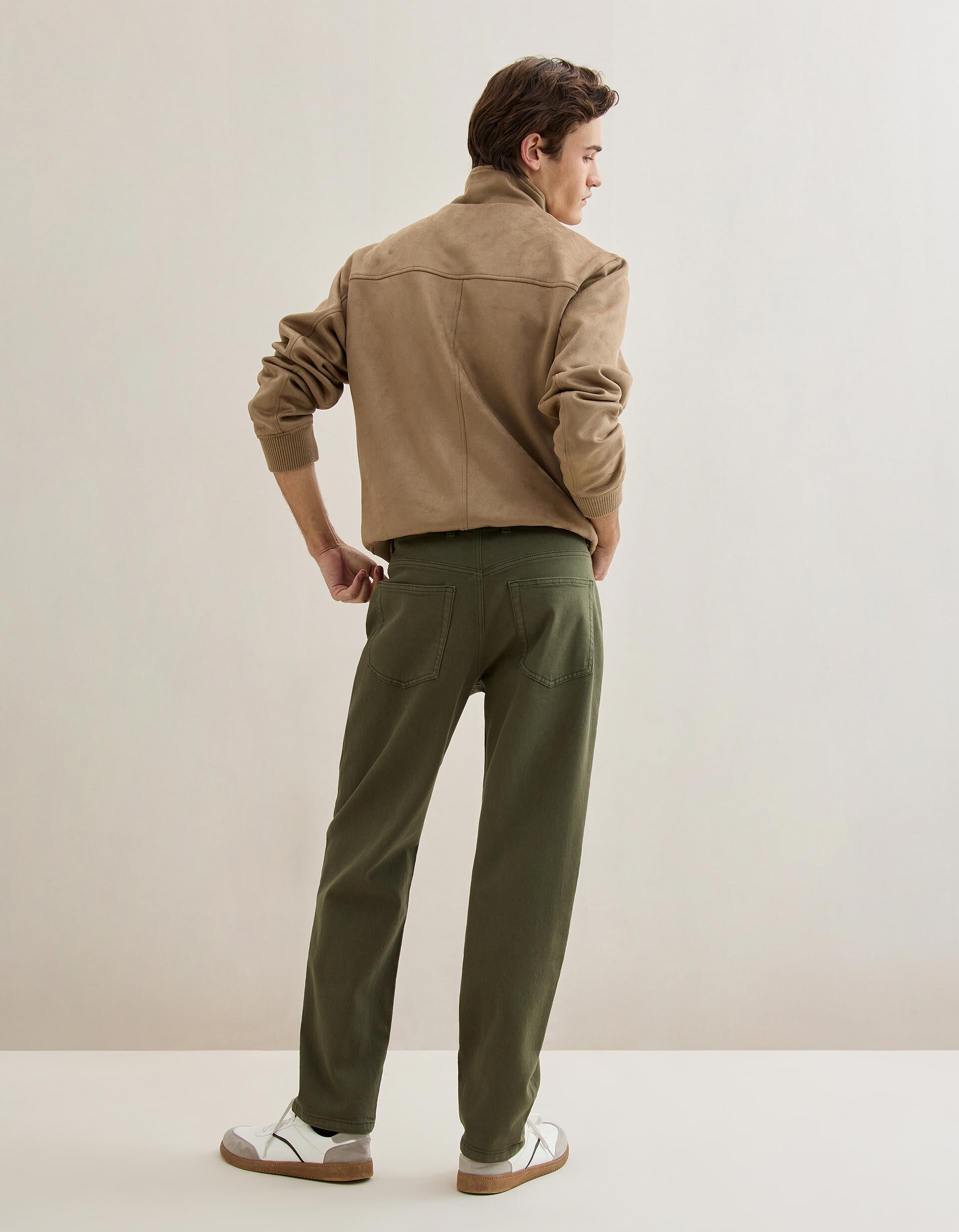 Comprar Online Cal&ccedil;as 'Tapered Fit', Homem, Verde Escuro