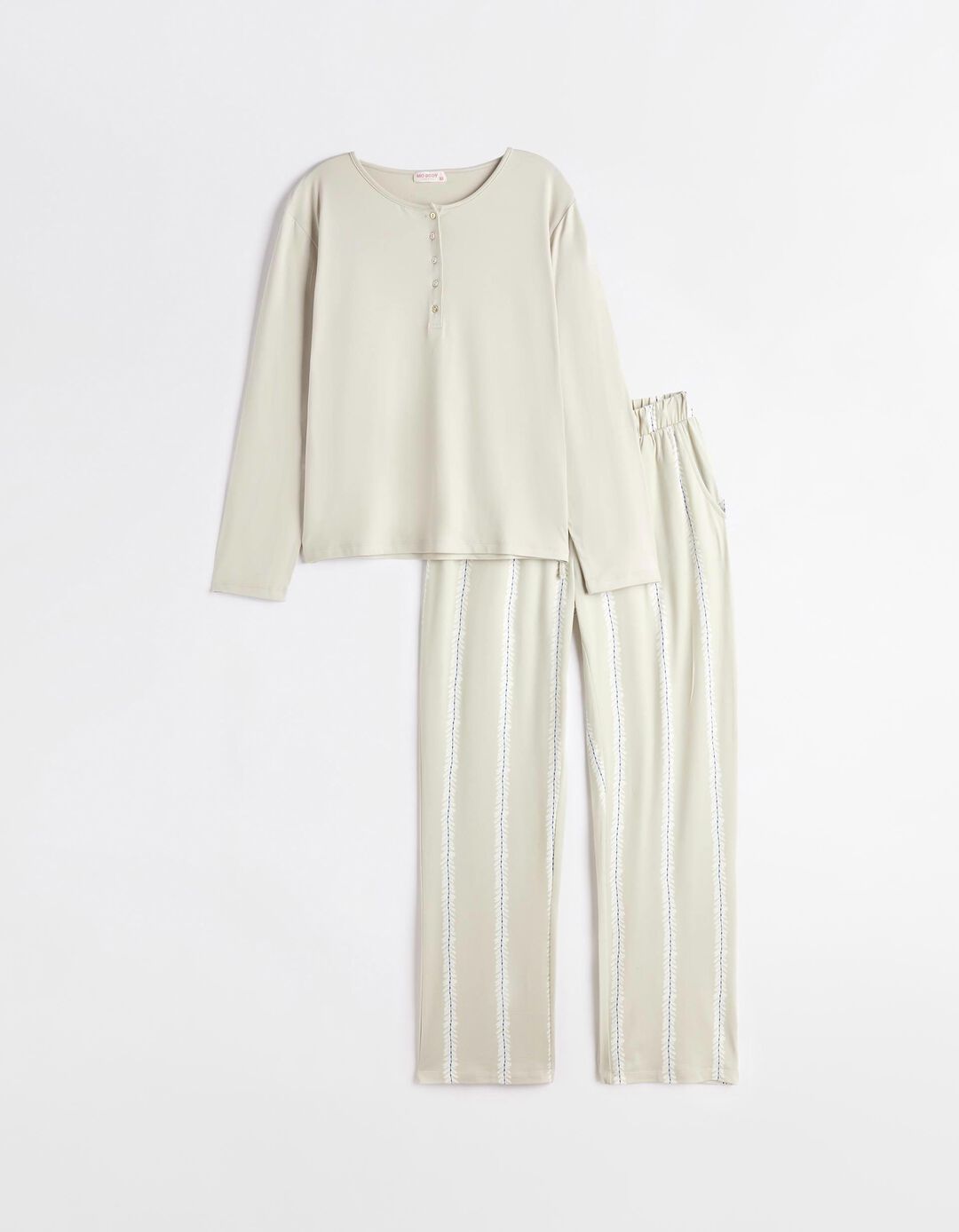 Pijama Jersey, Mulher, Verde Claro