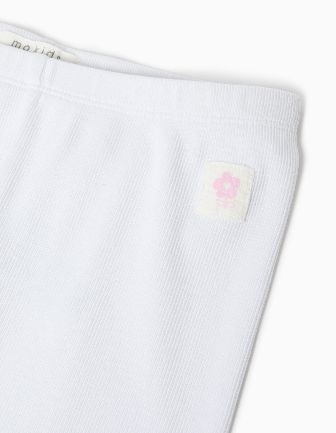 Leggings Ciclista, Menina, Branco