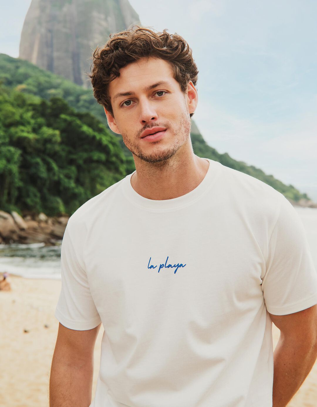T-shirt Estampada, Homem, Branco