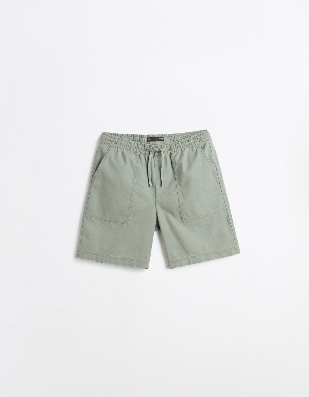 Cal&ccedil;&otilde;es Com Linho, Homem, Verde Escuro