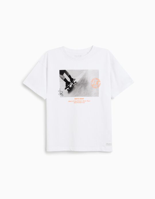 Comprar Online T-shirt Print, Menino, Branco