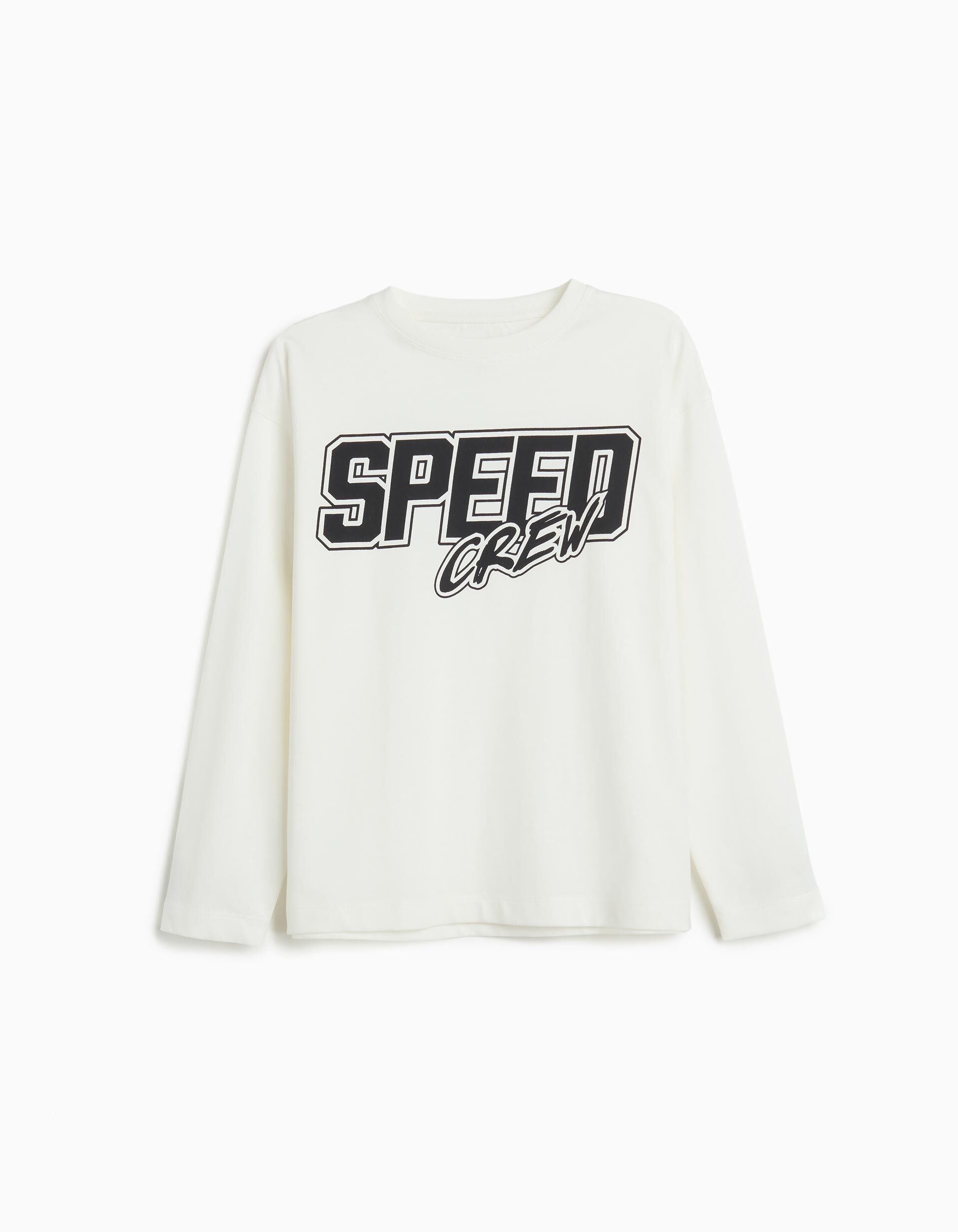 Comprar Online T-shirt de Manga Comprida, Menino, Branco