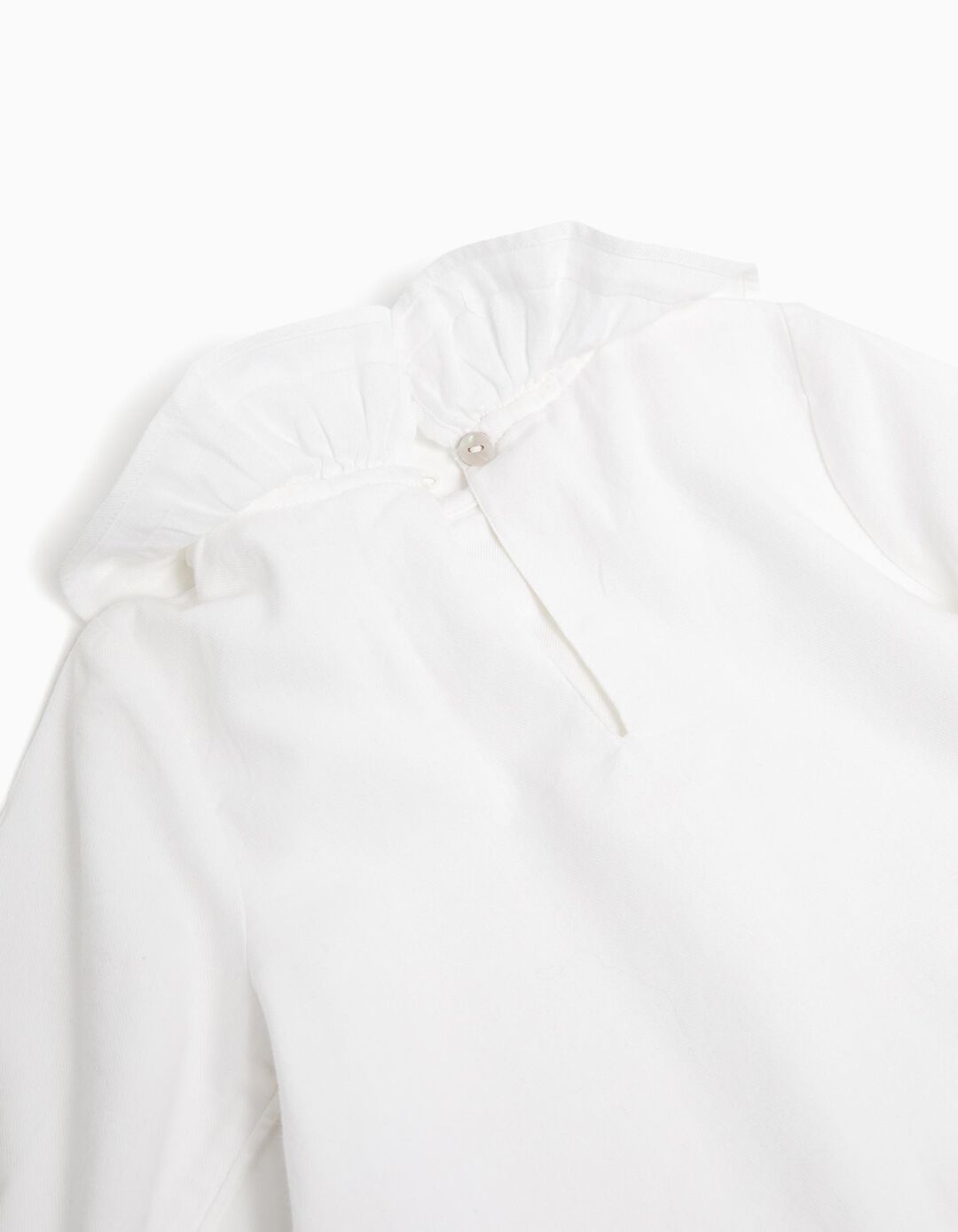 Blusa Sarja Folho, Menina, Branco