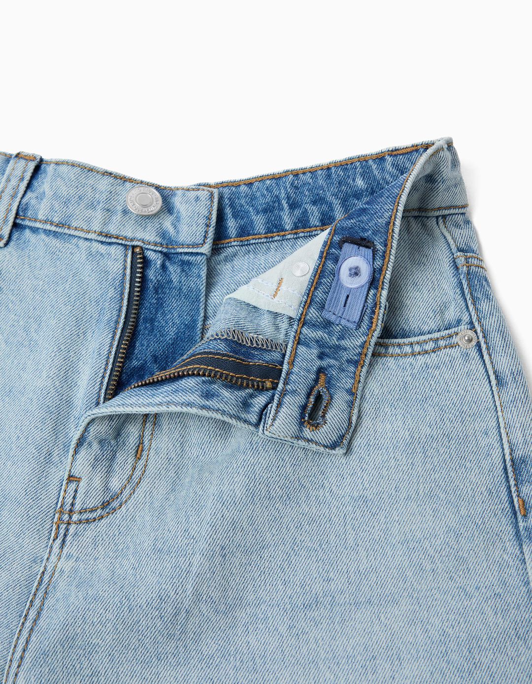 Cal&ccedil;&otilde;es de Ganga 'Loose Fit', Menino, Azul
