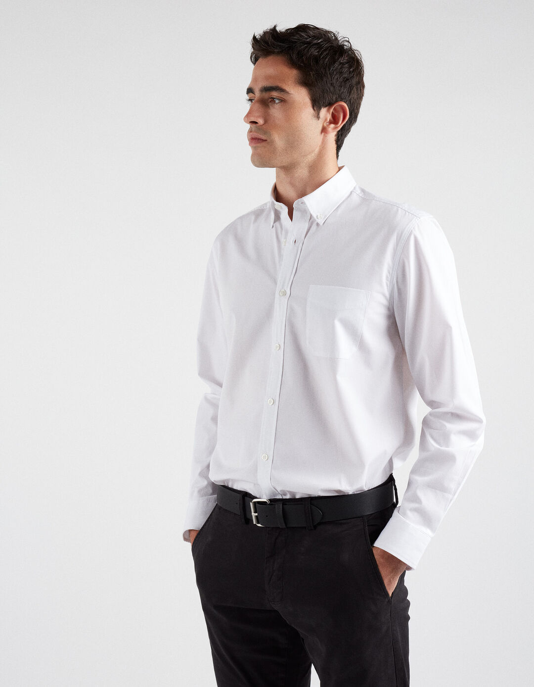 Camisa, Homem, Branco
