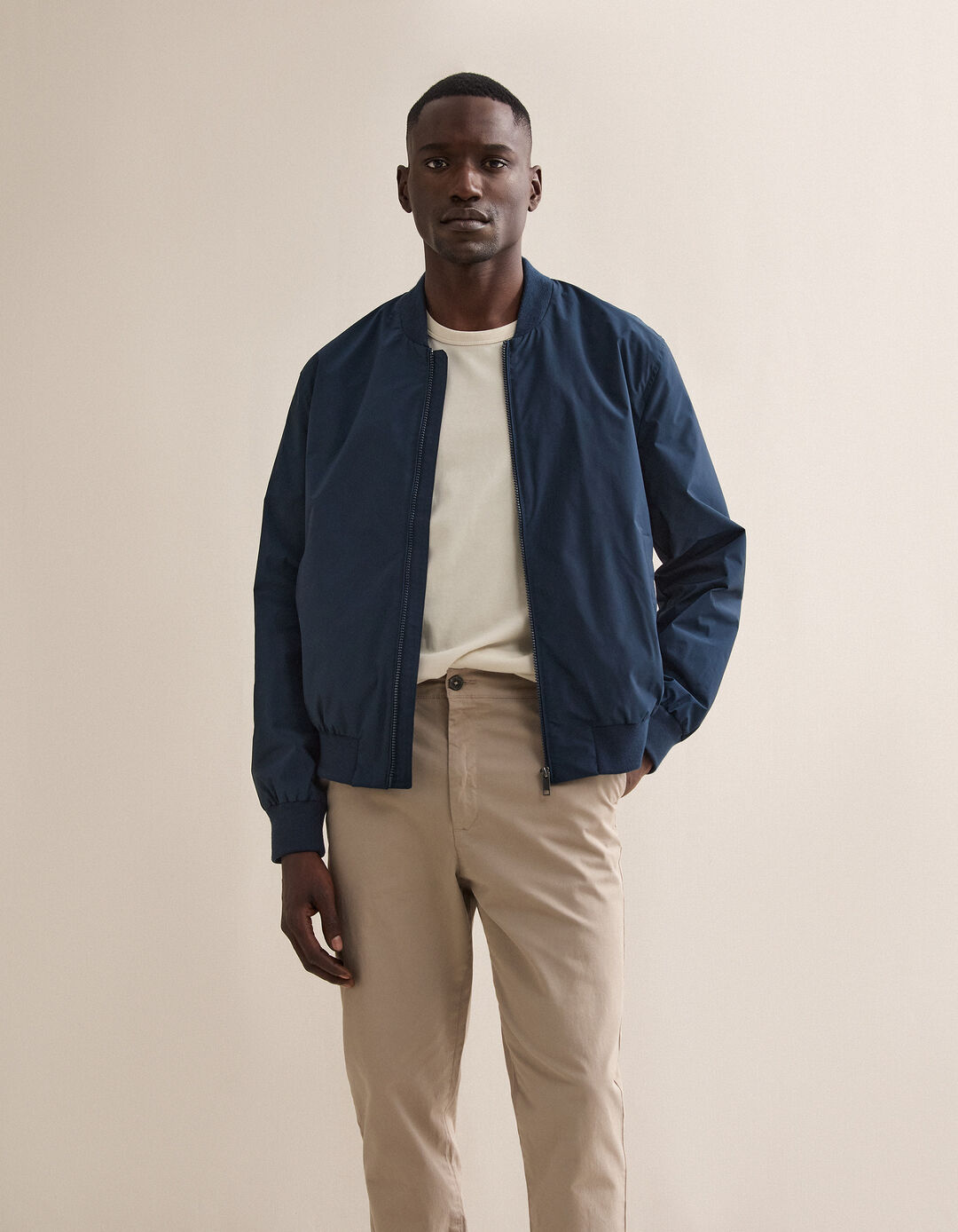 Casaco Bomber, Homem, Azul Escuro