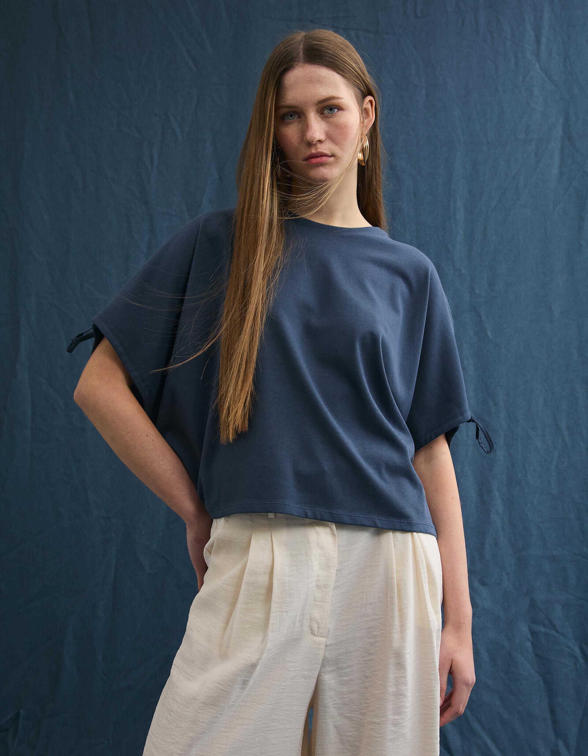 Comprar Online T-shirt, Mulher, Azul Escuro