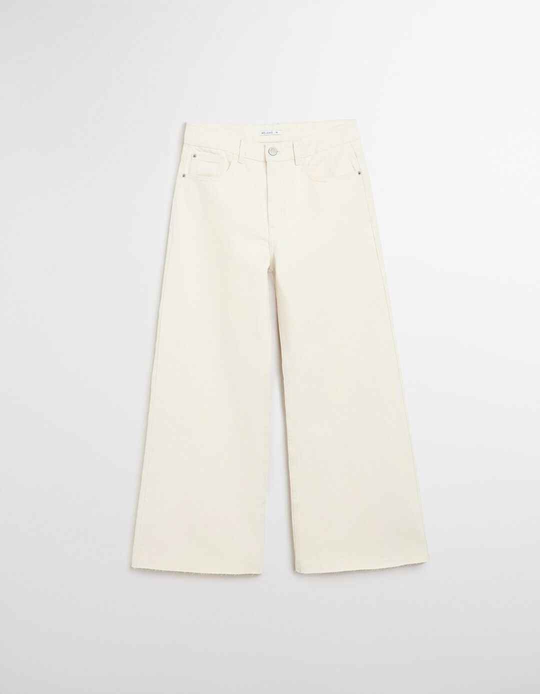 Calças Culotte, Mulher, Bege Claro