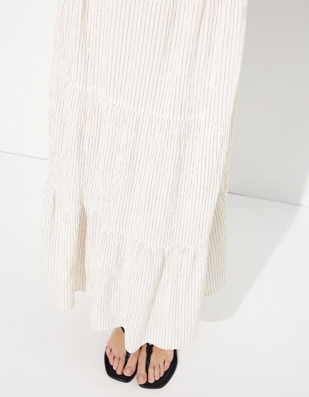 Vestido com Botões, Mulher, Branco