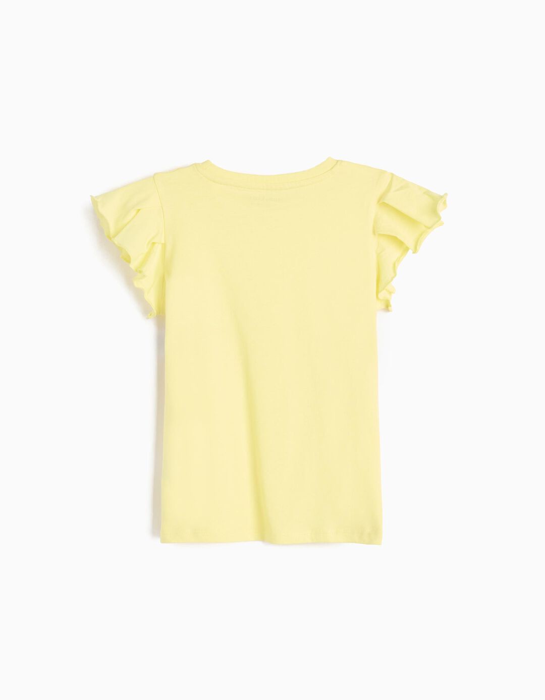 T-shirt, Menina, Amarelo