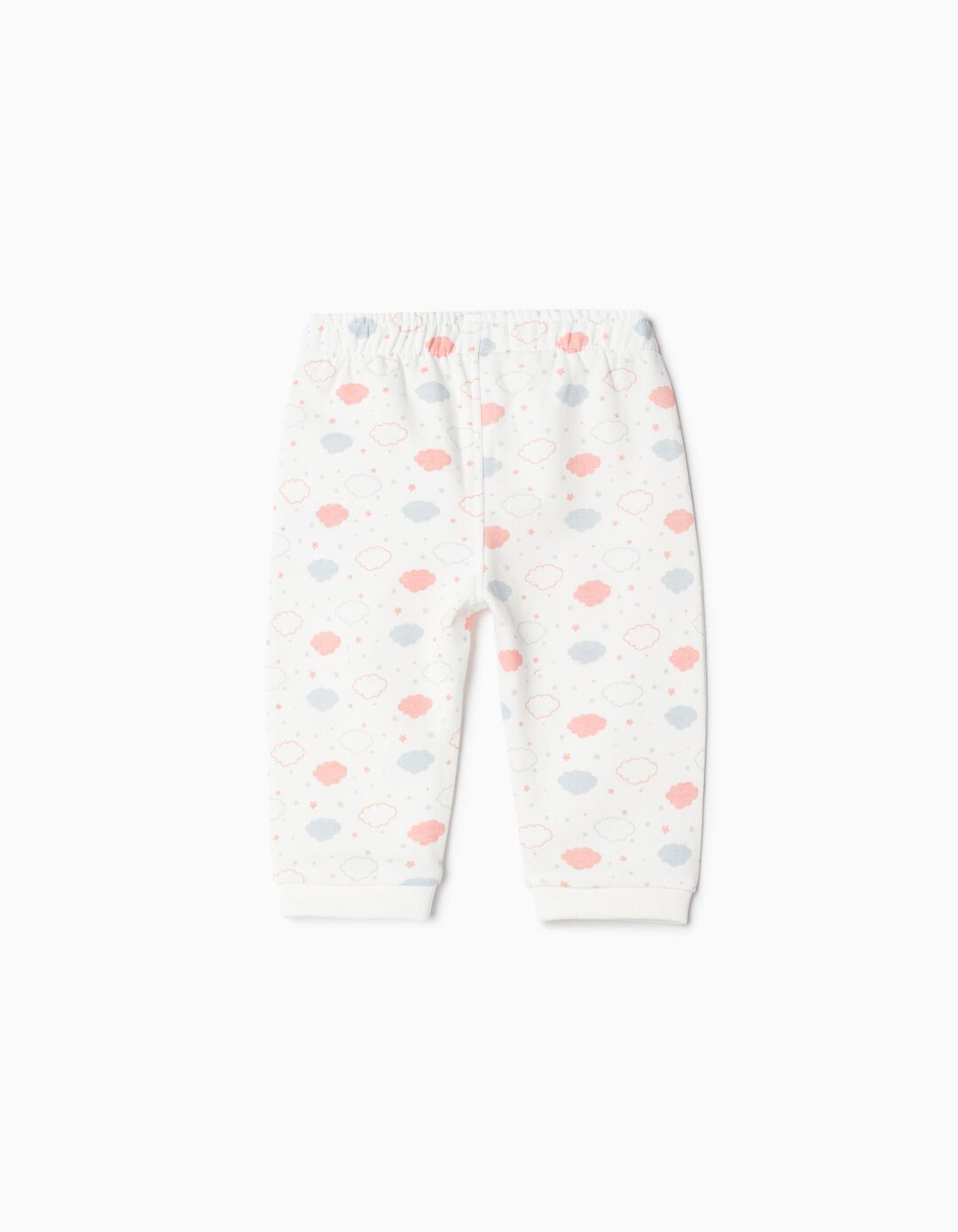 Calças de Jogging, Recém-nascido, Branco
