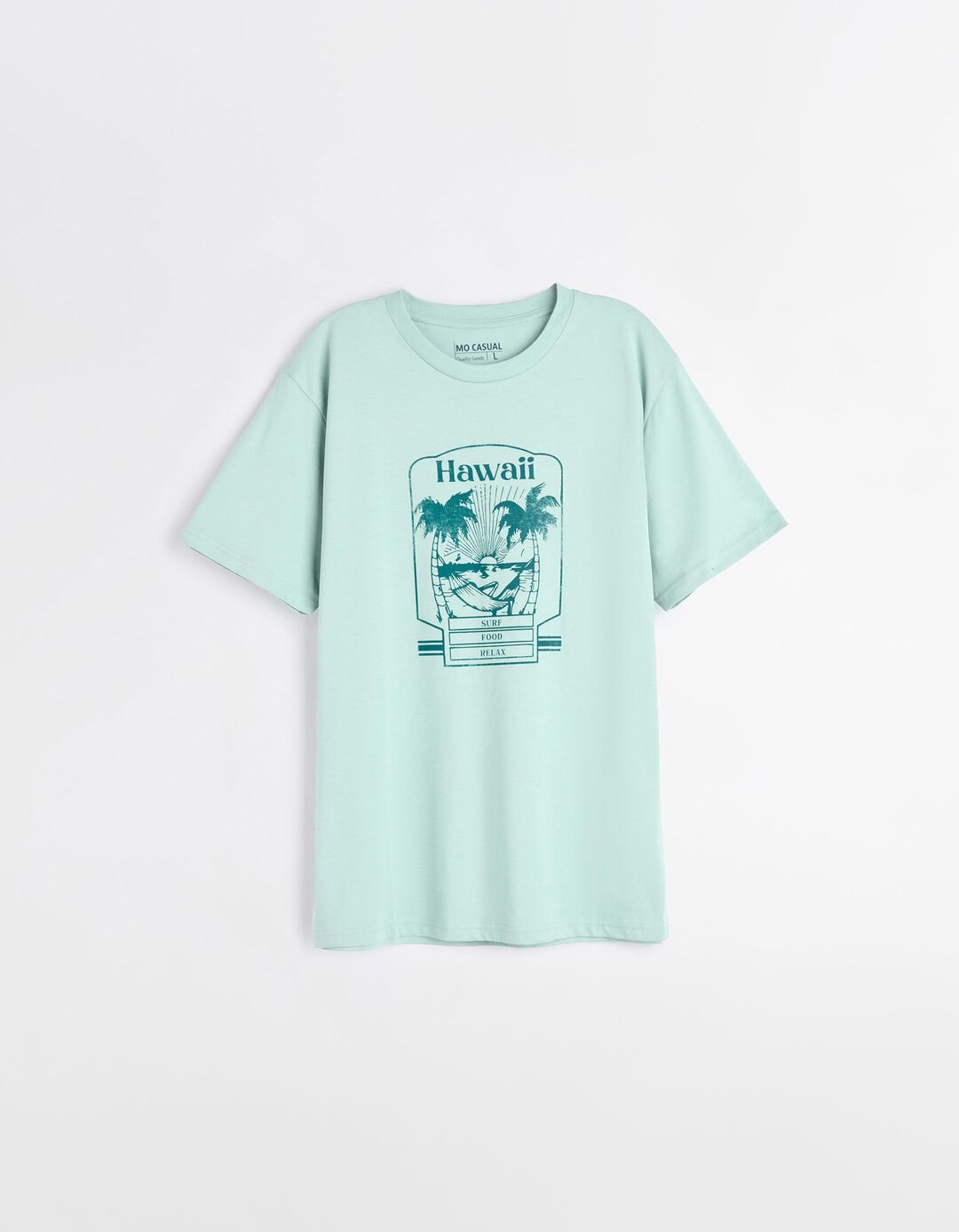 T-shirt Jersey, Homem, Verde Claro 