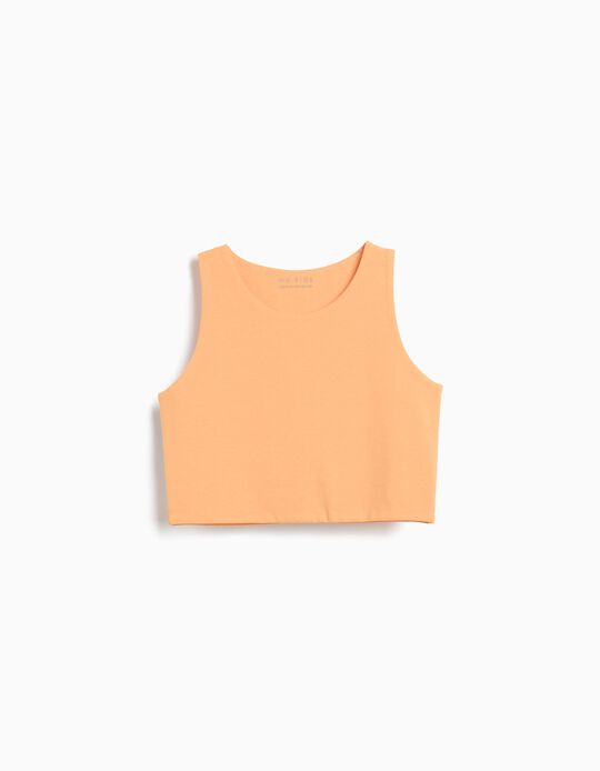 Comprar Online Crop Top, Menina, Laranja Claro