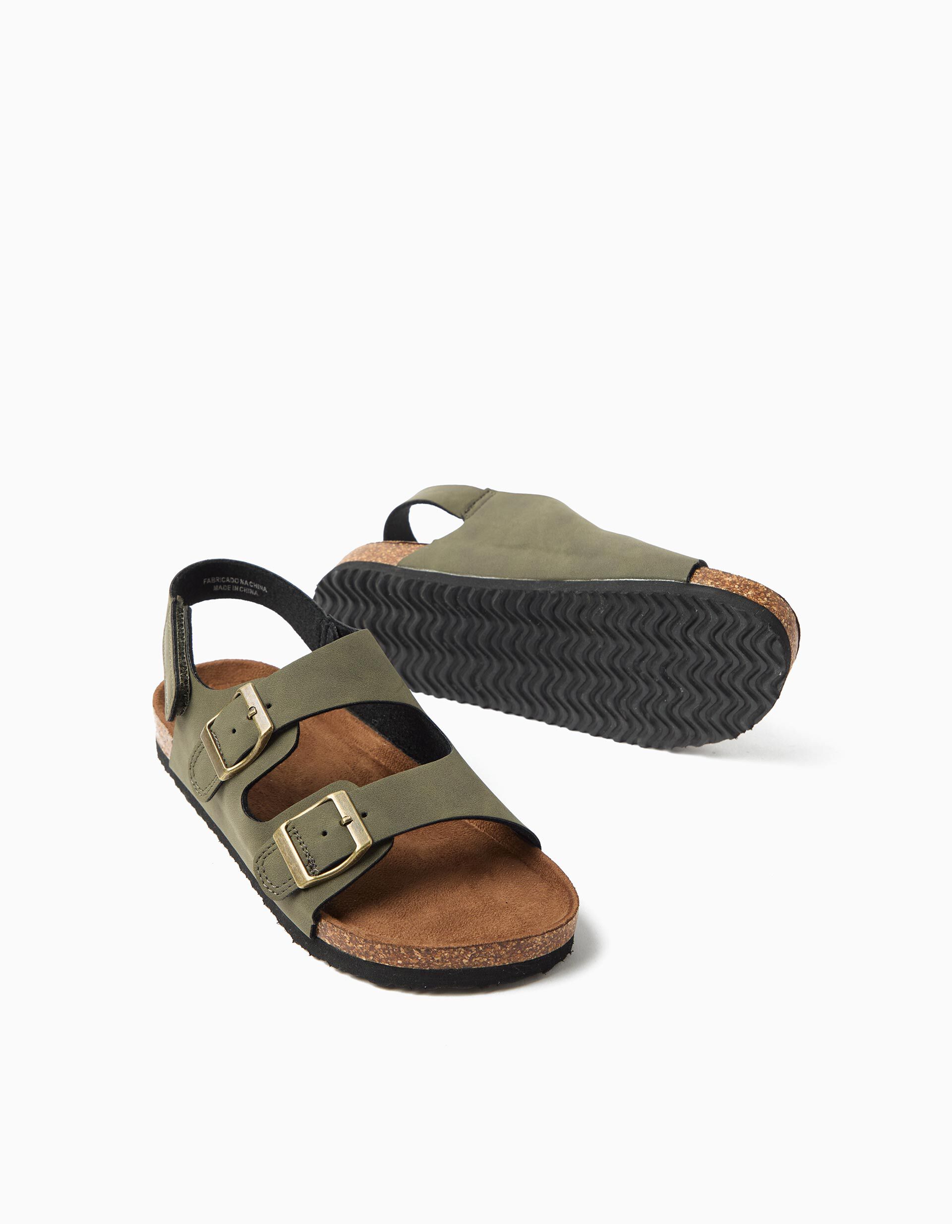 Comprar Online Sand&aacute;lias, Crian&ccedil;a, Verde Escuro