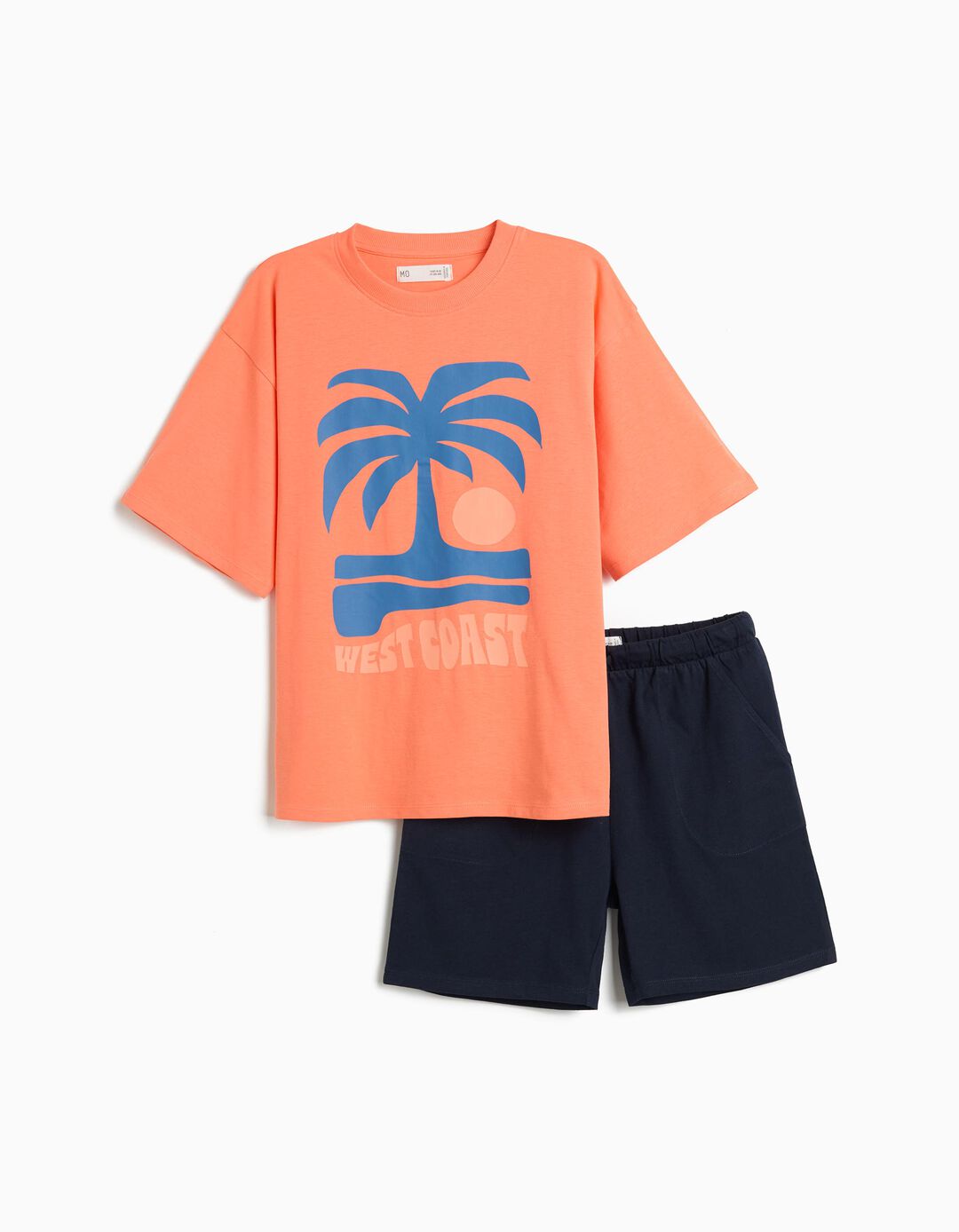 Conjunto T-shirt e Cal&ccedil;&otilde;es, Menino, Azul Escuro