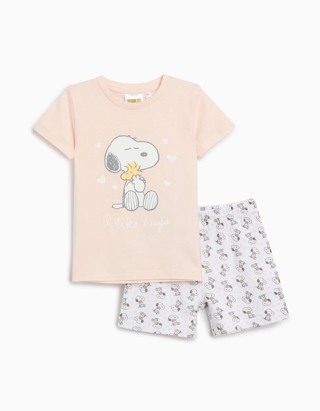 Pijama 'Snoopy', Menina, Rosa Claro