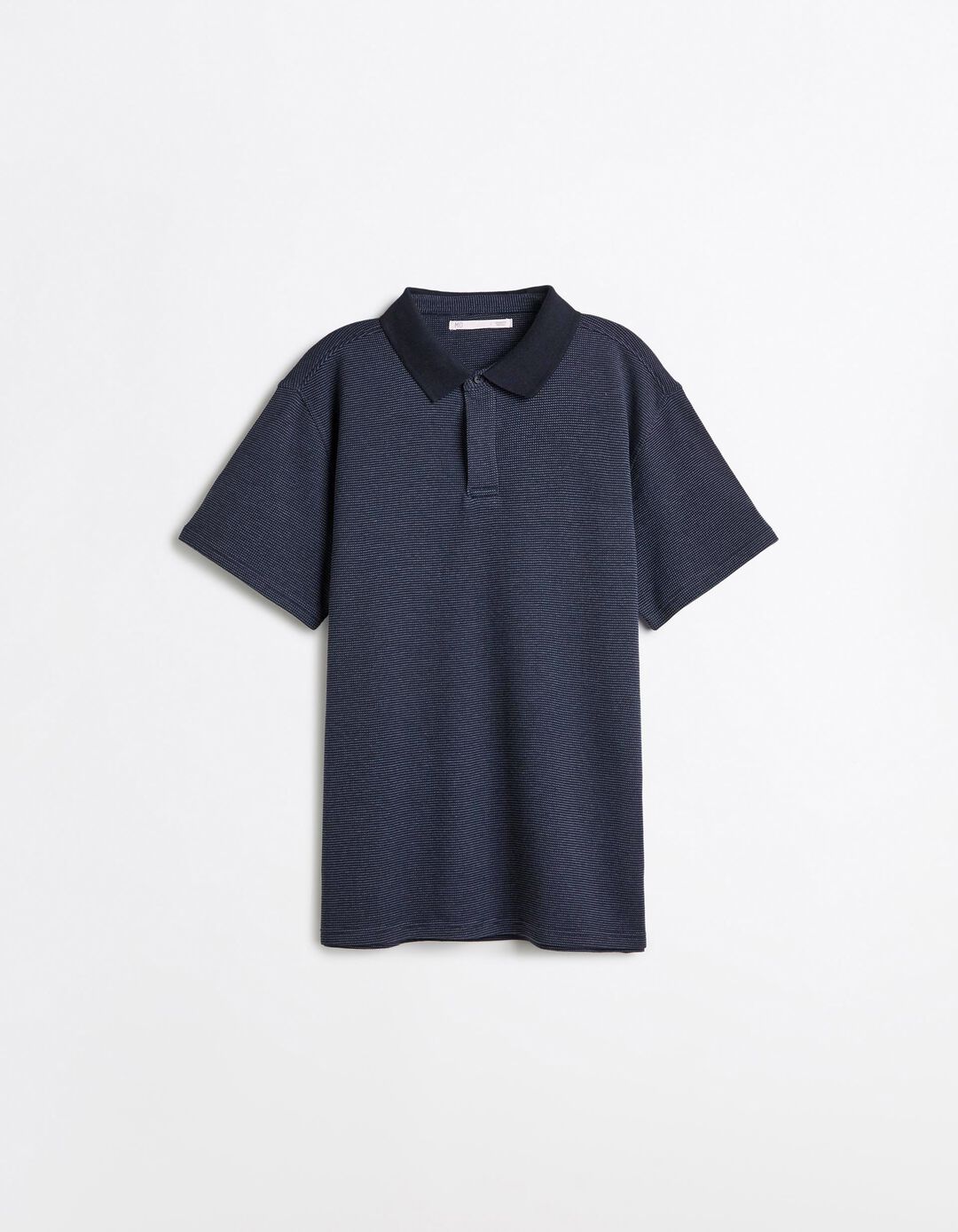 Polo Waffle, Homem, Azul Escuro
