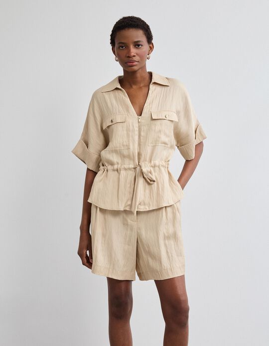 Comprar Online Camisa com Liocel, Mulher, Bege