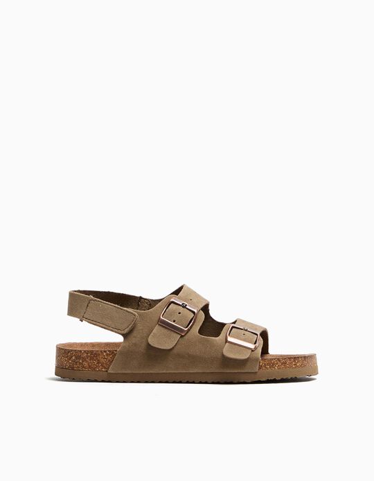Comprar Online Sandálias com Fivela, Criança, Bege