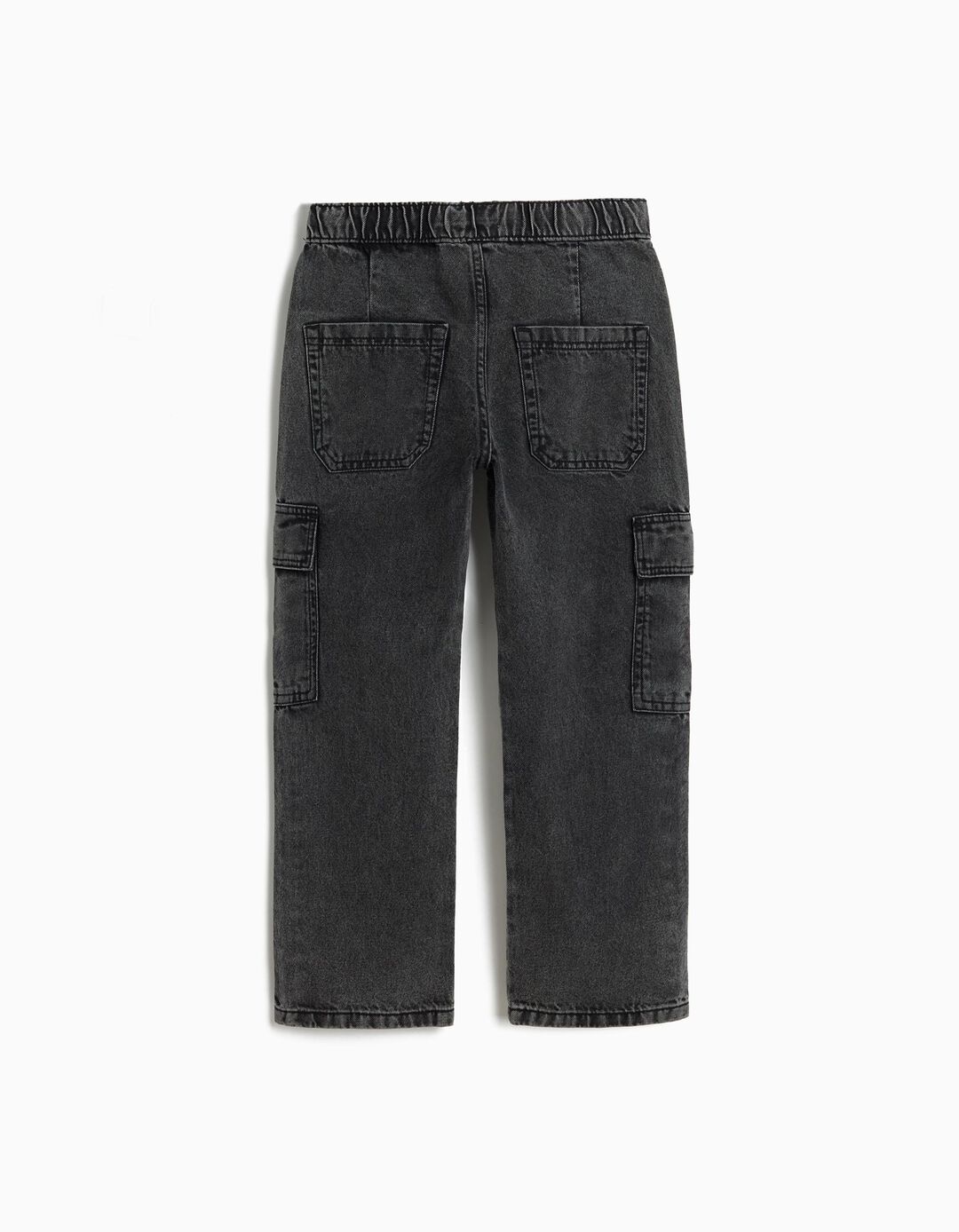 Cal&ccedil;as de Ganga Cargo, Menino, Cinzento