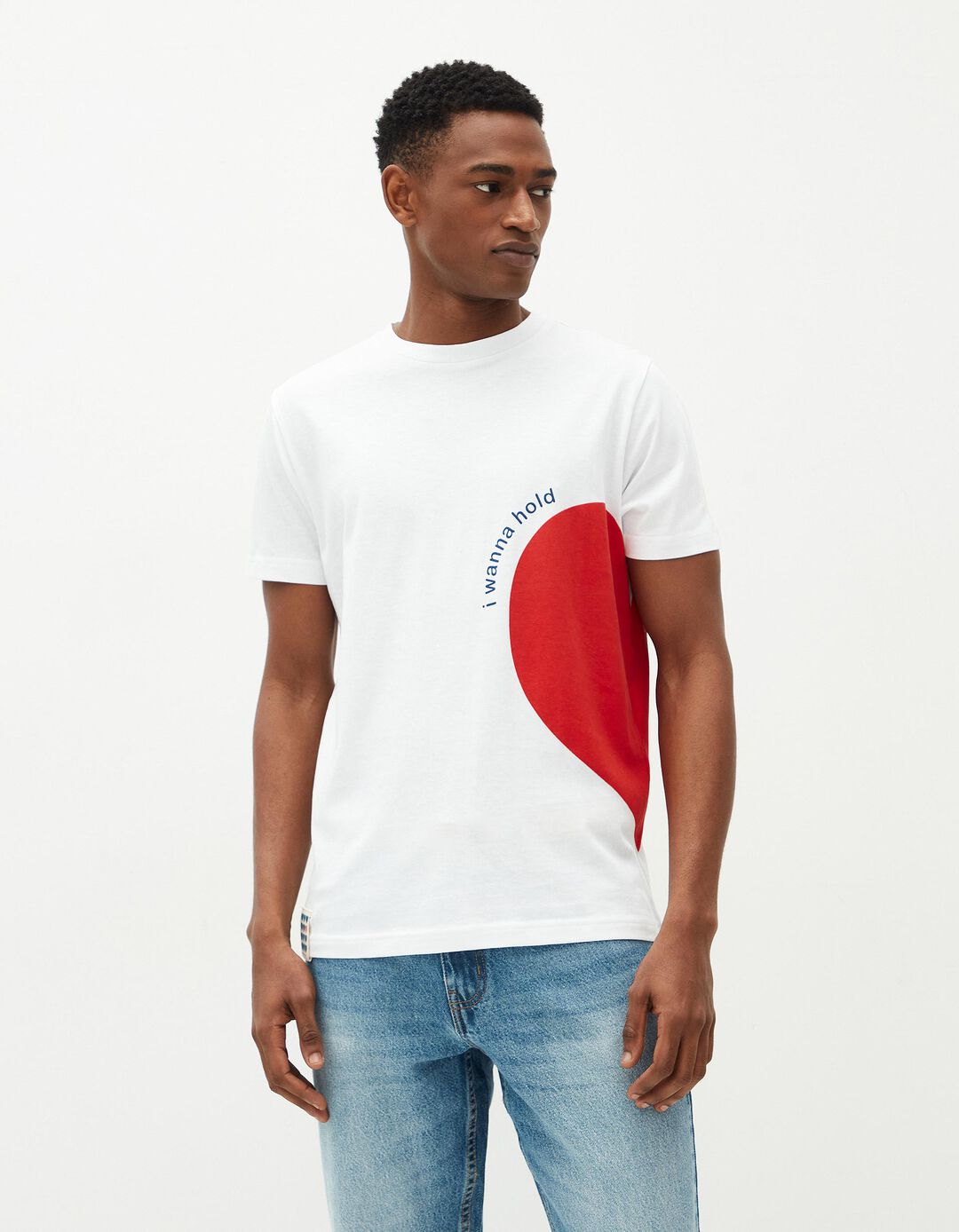 T-shirt Dia dos Namorados, Homem, Branco