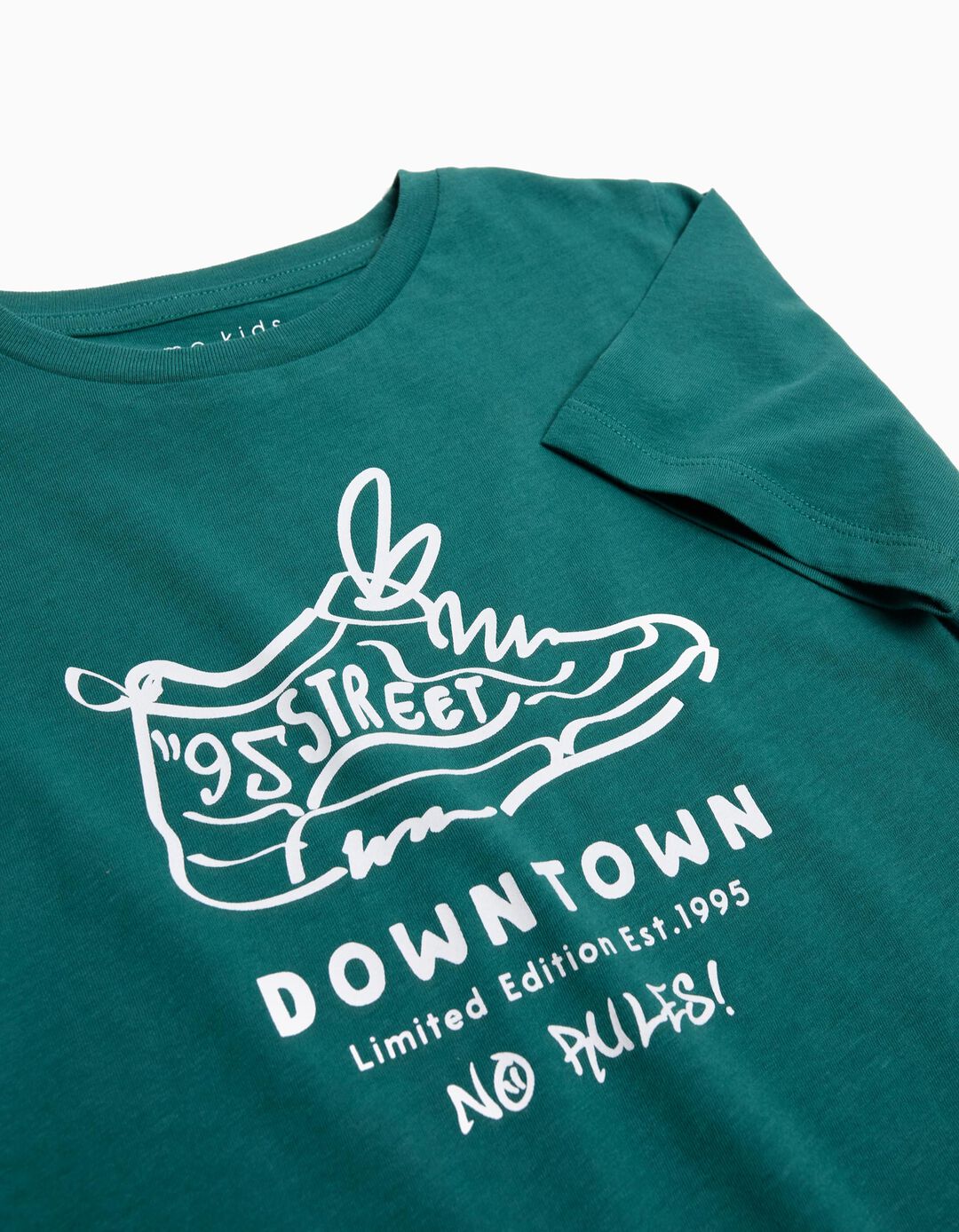 T-shirt Estampado, Bebé Menino, Verde Escuro