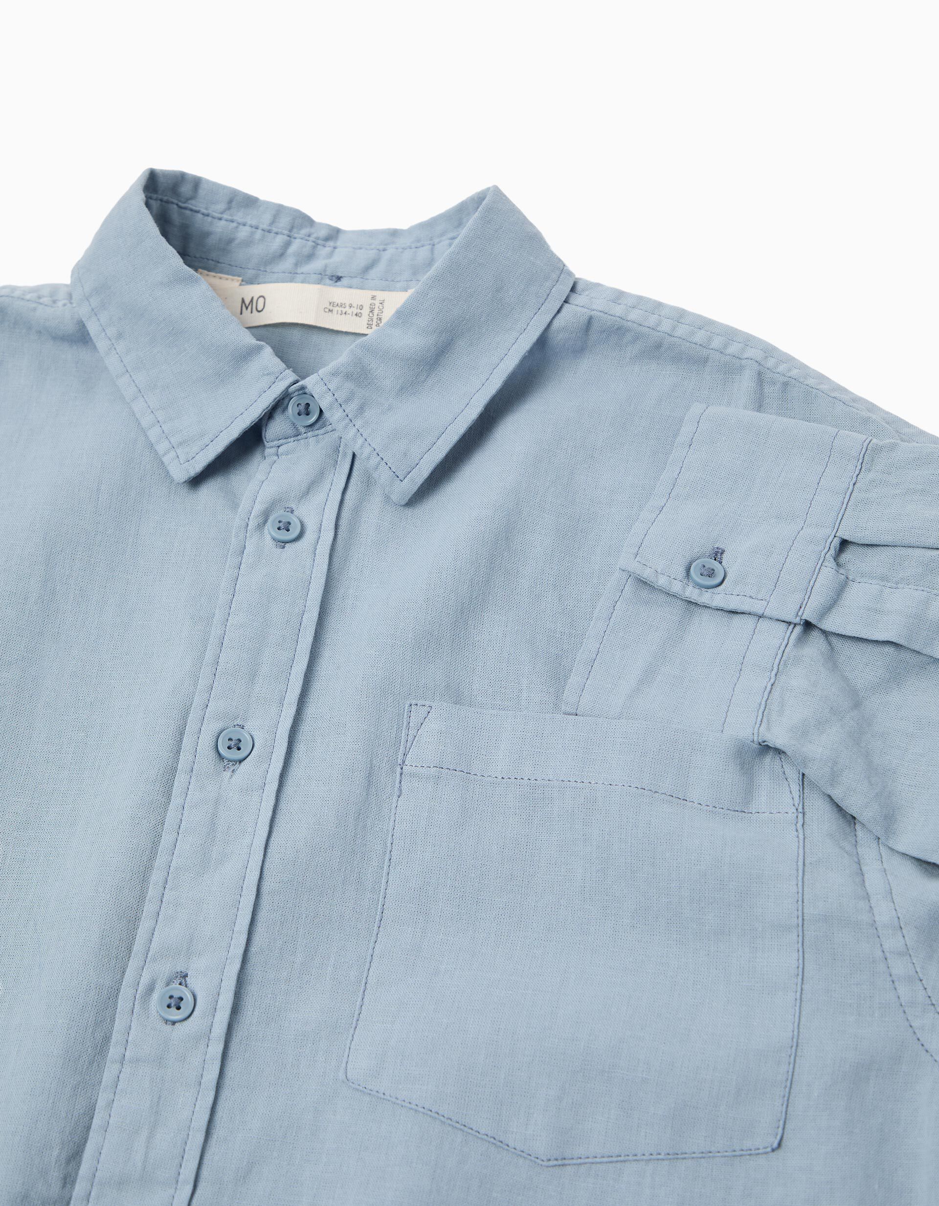 Comprar Online Camisa 'Relaxed Fit', Menino, Azul