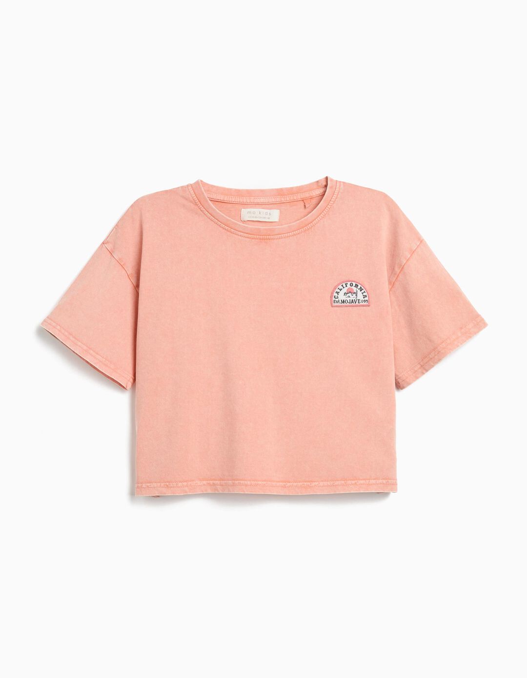 T-shirt Print, Menina, Rosa