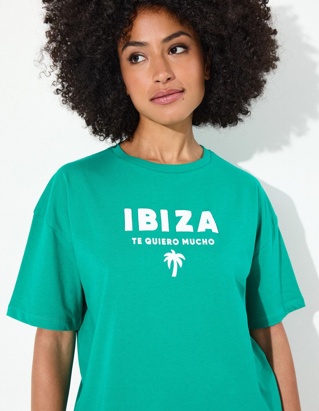 T-shirt Print, Mulher, Verde