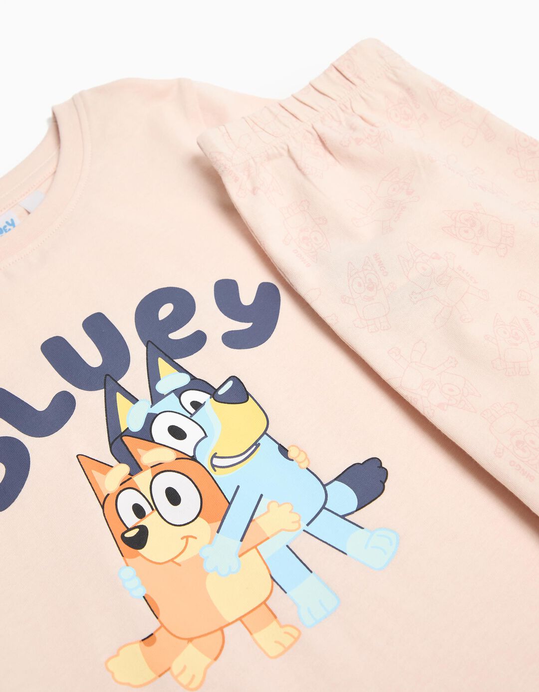 Pijama 'Bluey', Menina, Rosa Claro