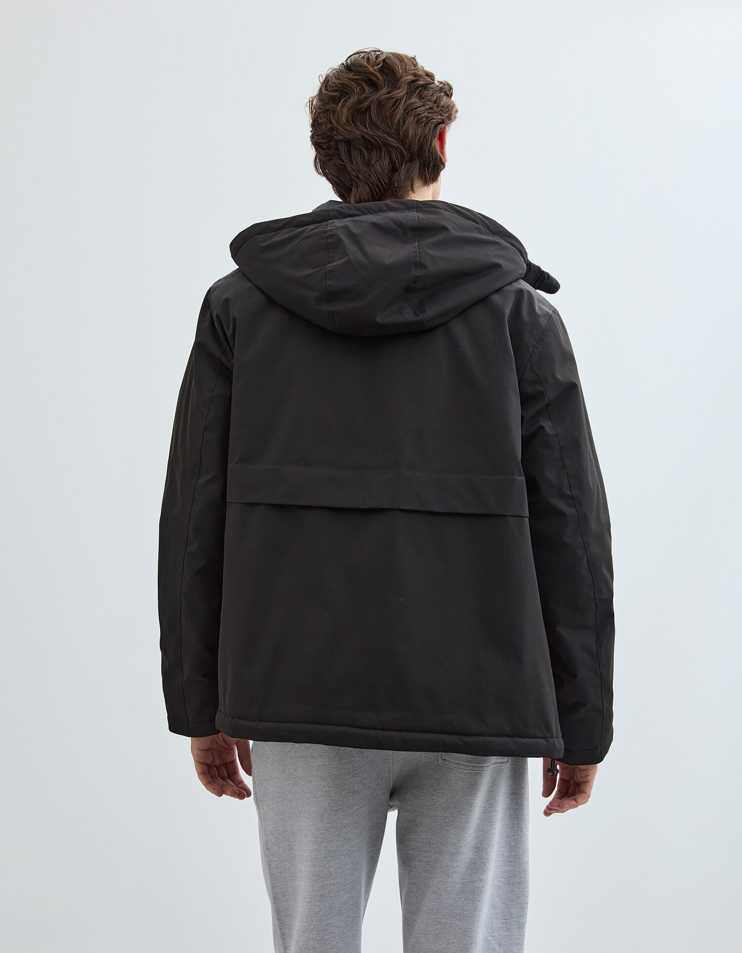 Comprar Online Parka com Capuz, Homem, Preto